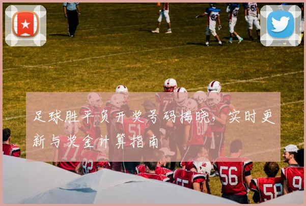 足球胜平负开奖号码揭晓，实时更新与奖金计算指南