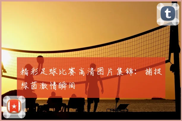 精彩足球比赛高清图片集锦：捕捉绿茵激情瞬间